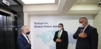 Başkan Aydıner'den Anadolu Ajansı'nı ziyaret etti