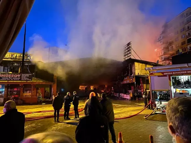 Başkent'te yangın Başkent'te yangın