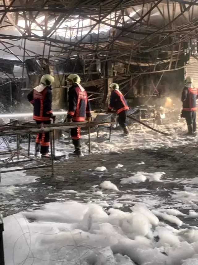 Başkent'te yangın Başkent'te yangın