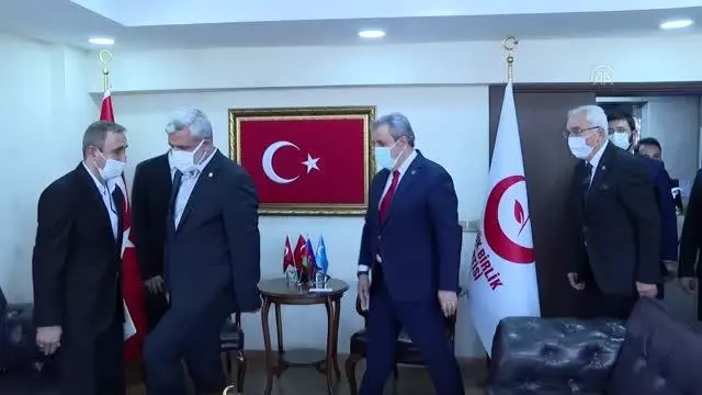 BBP Genel Başkanı Destici, HÜDA PAR Genel Başkanı Sağlam ile görüştü BBP Genel Başkanı Destici, HÜDA PAR Genel Başkanı Sağlam ile görüştü