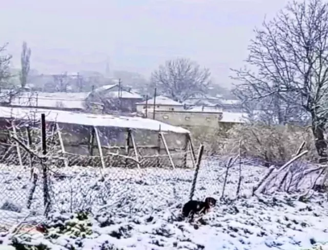 Beklenen kar Balkanlar'dan ülkeye giriş yaptı Beklenen kar Balkanlar'dan ülkeye giriş yaptı