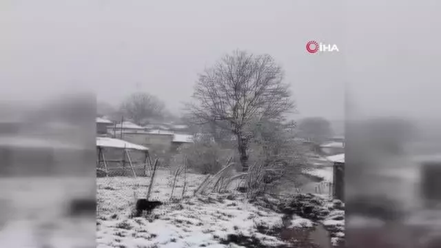 Beklenen kar Balkanlar'dan ülkeye giriş yaptı Beklenen kar Balkanlar'dan ülkeye giriş yaptı