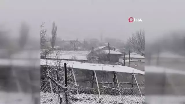 Beklenen kar Balkanlar'dan ülkeye giriş yaptı Beklenen kar Balkanlar'dan ülkeye giriş yaptı