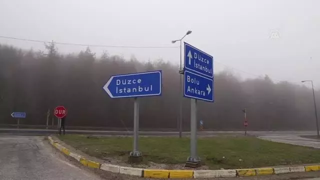 Bolu Dağı'nda kar yağışı başladı Bolu Dağı'nda kar yağışı başladı