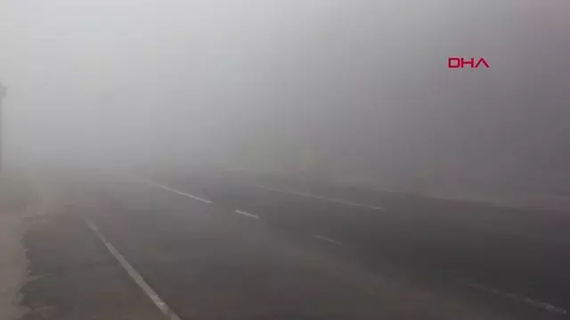 Bolu Dağı'nda sis etkili oldu Bolu Dağı'nda sis etkili oldu