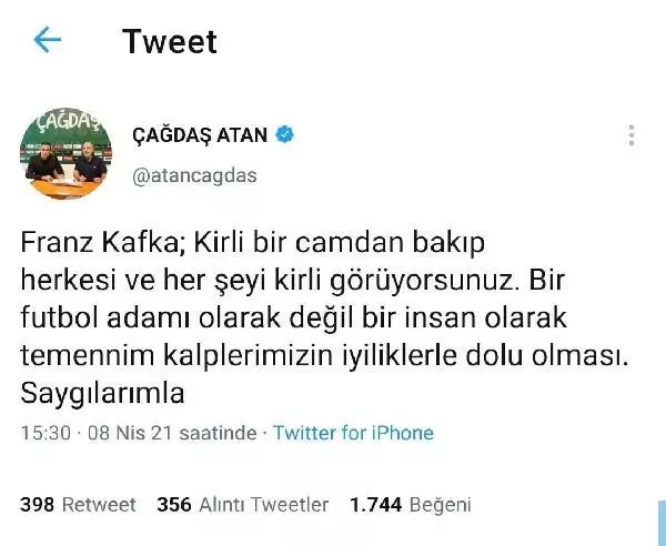 Çağdaş Atan: Temennim kalplerimizin iyiliklerle dolu olması Çağdaş Atan: Temennim kalplerimizin iyiliklerle dolu olması