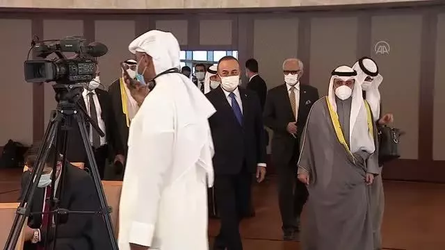 Son dakika haberi! Çavuşoğlu, Kuveyt Dışişleri Bakanı Şeyh Dr. Ahmed Nasır El-Muhammed El-Sabah ortak basın toplantısında konuştu -1 Son dakika haberi! Çavuşoğlu, Kuveyt Dışişleri Bakanı Şeyh Dr. Ahmed Nasır El-Muhammed El-Sabah ortak basın toplantısında konuştu -1