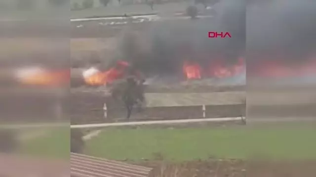 ÇORUM GÖLÜNYAZI KUŞ CENNETİ'NDE YANGIN ÇORUM GÖLÜNYAZI KUŞ CENNETİ'NDE YANGIN
