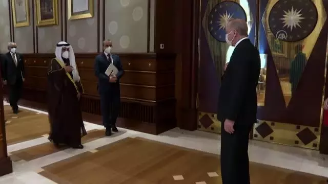 Cumhurbaşkanı Erdoğan, Kuveyt Dışişleri Bakanı El-Sabah'ı kabul etti Cumhurbaşkanı Erdoğan, Kuveyt Dışişleri Bakanı El-Sabah'ı kabul etti