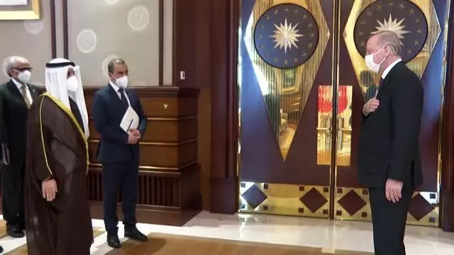 Cumhurbaşkanı Erdoğan, Kuveyt Dışişleri Bakanı El-Sabah'ı kabul etti Cumhurbaşkanı Erdoğan, Kuveyt Dışişleri Bakanı El-Sabah'ı kabul etti