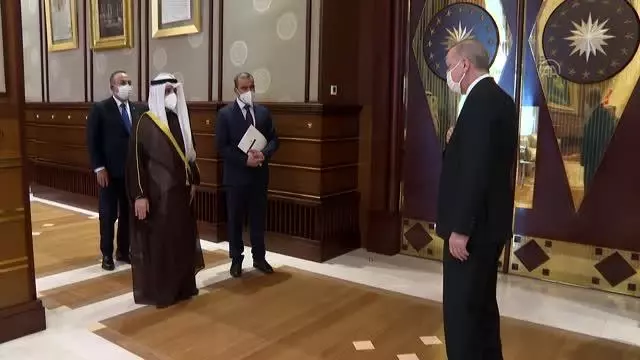 Cumhurbaşkanı Erdoğan, Kuveyt Dışişleri Bakanı El-Sabah'ı kabul etti Cumhurbaşkanı Erdoğan, Kuveyt Dışişleri Bakanı El-Sabah'ı kabul etti