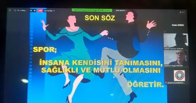 DÜ BESYO'da online 'Spor ve Sağlıklı Yaşam' semineri DÜ BESYO'da online 'Spor ve Sağlıklı Yaşam' semineri