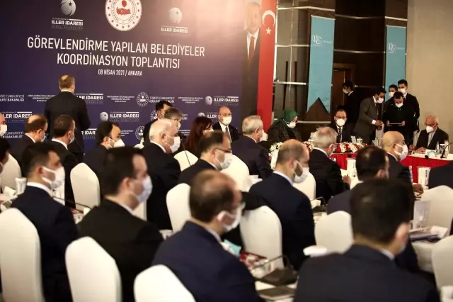'Görevlendirme Yapılan Belediyeler Koordinasyon Toplantısı' bakanların katılımı ile başladı 'Görevlendirme Yapılan Belediyeler Koordinasyon Toplantısı' bakanların katılımı ile başladı