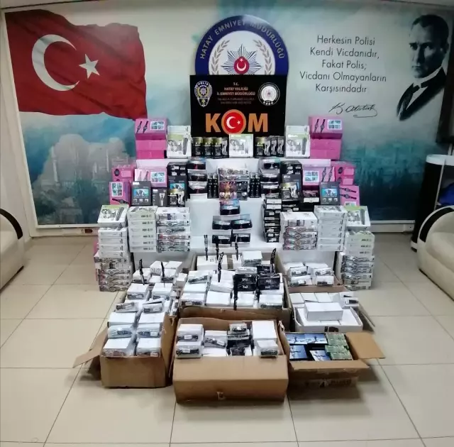 Hatay'da taklit ürün operasyonu Hatay'da taklit ürün operasyonu