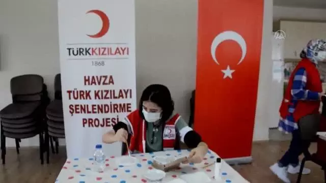 Havza'da Kızılay Şenlendirme Projesi kapsamında engelliler için etkinlik düzenlendi Havza'da Kızılay Şenlendirme Projesi kapsamında engelliler için etkinlik düzenlendi
