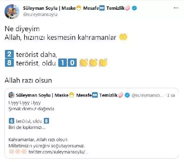 Son dakika haber! İçişleri Bakanlığı: Şırnak'ta 6 terörist daha etkisiz hale getirildi (3) Son dakika haber! İçişleri Bakanlığı: Şırnak'ta 6 terörist daha etkisiz hale getirildi (3)