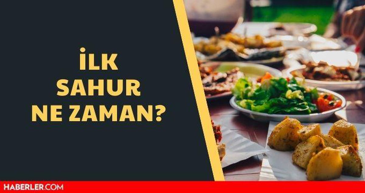 İlk sahur ne zaman? 2021 sahur ne zaman? Ramazan sahuru saatleri