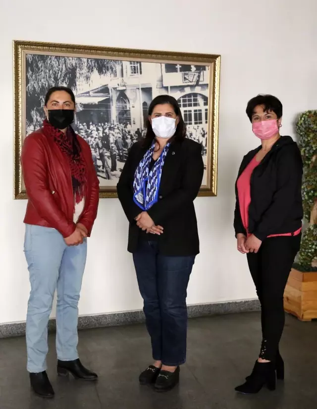 Kadın girişimci Güldal ve aza Yıldırım, Başkan Çerçioğlu ile bir araya geldi Kadın girişimci Güldal ve aza Yıldırım, Başkan Çerçioğlu ile bir araya geldi