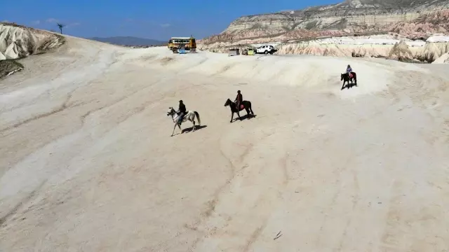 Kapadokya bölgesini 3 ayda 197 bin 541 turist ziyaret etti Kapadokya bölgesini 3 ayda 197 bin 541 turist ziyaret etti