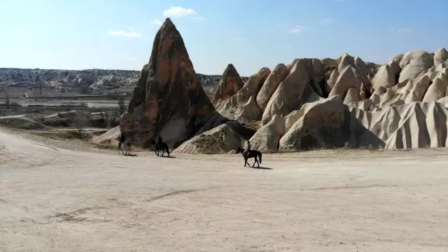 Kapadokya bölgesini 3 ayda 197 bin 541 turist ziyaret etti Kapadokya bölgesini 3 ayda 197 bin 541 turist ziyaret etti
