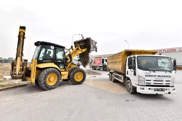 Karatay'daki sanayi sitelerinde temizlik çalışmaları başlatıldı Karatay'daki sanayi sitelerinde temizlik çalışmaları başlatıldı