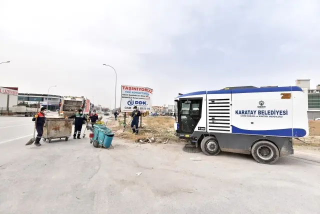 Karatay'daki sanayi sitelerinde temizlik çalışmaları başlatıldı Karatay'daki sanayi sitelerinde temizlik çalışmaları başlatıldı