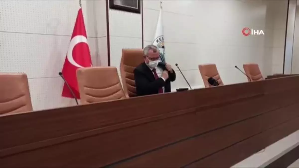 Keşan Belediye Meclisi'ne korona virüs engeli