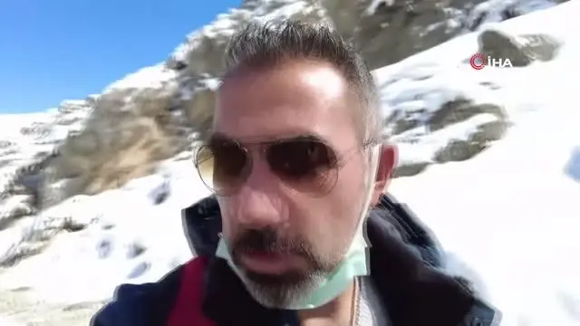 (Özel Haber) Munzur Dağlarında dağ kayağı keyfi (Özel Haber) Munzur Dağlarında dağ kayağı keyfi