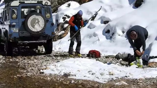 (Özel Haber) Munzur Dağlarında dağ kayağı keyfi (Özel Haber) Munzur Dağlarında dağ kayağı keyfi