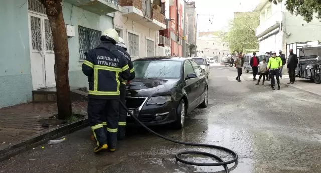 Son dakika haberi... Park halindeki otomobil yandı Son dakika haberi... Park halindeki otomobil yandı