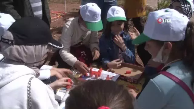 Şanlıurfa'da minik çocuklara doğa aşısı Şanlıurfa'da minik çocuklara doğa aşısı