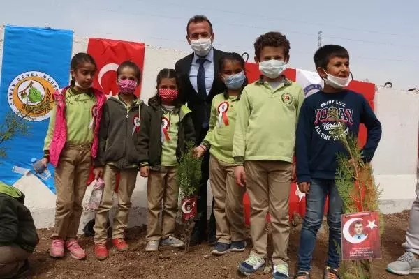 ŞIRNAK'TA ŞEHİT 136 POLİSİN ANISINA FİDAN DİKİLDİ ŞIRNAK'TA ŞEHİT 136 POLİSİN ANISINA FİDAN DİKİLDİ