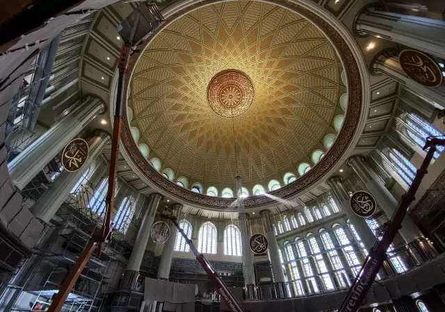 Taksim Camii Ramazan'a hazırlanıyor Taksim Camii Ramazan'a hazırlanıyor