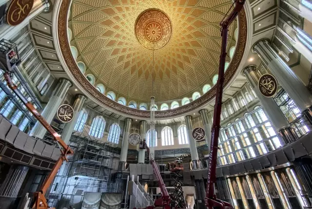 Taksim Camii Ramazan'a hazırlanıyor Taksim Camii Ramazan'a hazırlanıyor