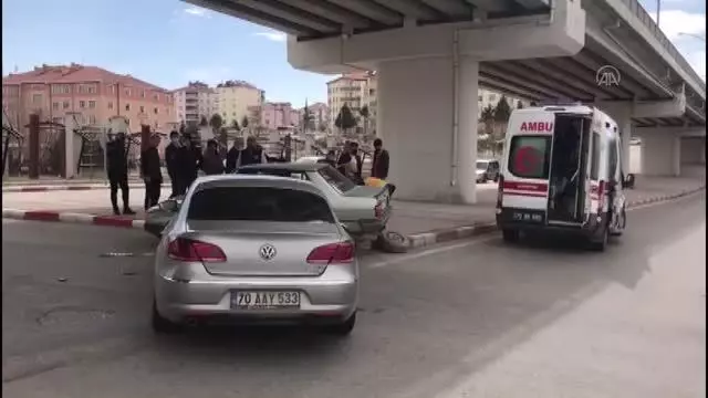 Trafik kazası: 1 yaralı Trafik kazası: 1 yaralı