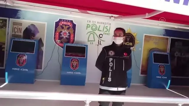 Uyuşturucunun zararlarının anlatıldığı 'Narko TIR' Safranbolu'da Uyuşturucunun zararlarının anlatıldığı 'Narko TIR' Safranbolu'da