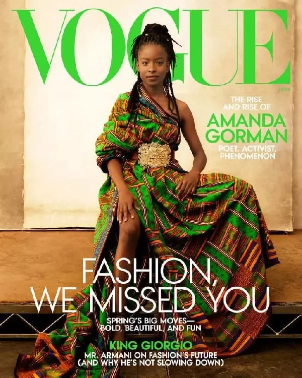 Vogue dergisinin kapağındaki ilk şair Amanda Gorman oldu Vogue dergisinin kapağındaki ilk şair Amanda Gorman oldu