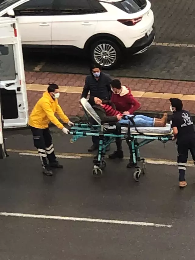 Damadına öfkelenen kayınpeder, önce baltayla otomobile ardından da hamile kadına saldırdı