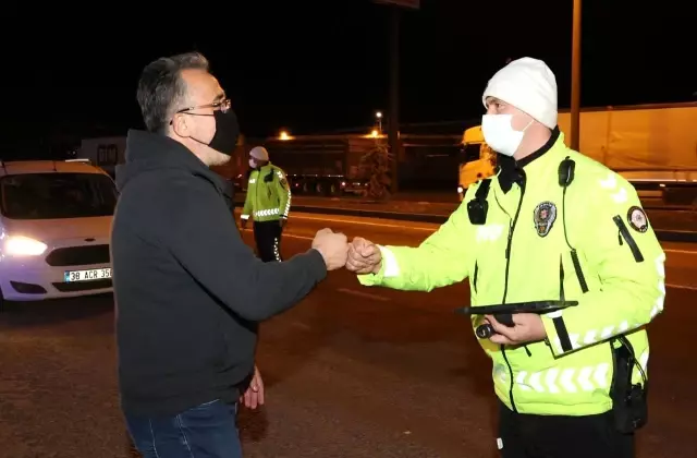 Başkan Savran, polis noktalarını ziyaret etti Başkan Savran, polis noktalarını ziyaret etti