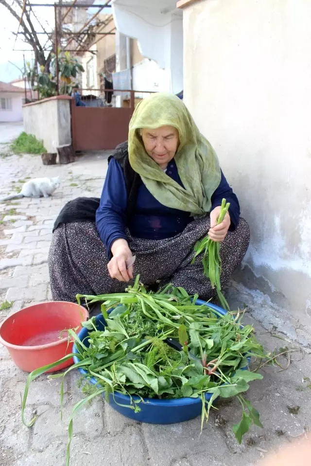 Bu pide sadece şifalı otlarla yapılıyor Bu pide sadece şifalı otlarla yapılıyor