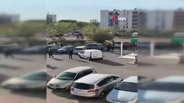 Fransa'da PKK sempatizanları Türk derneğine saldırdı Fransa'da PKK sempatizanları Türk derneğine saldırdı
