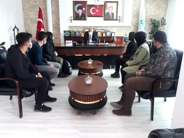 Hayvan severlerden kaymakam ve başkana ziyaret Hayvan severlerden kaymakam ve başkana ziyaret
