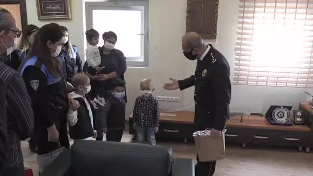 Son dakika haber | Lösemili çocuklar Türk Polis Teşkilatının 176. yılını kutladı Son dakika haber | Lösemili çocuklar Türk Polis Teşkilatının 176. yılını kutladı