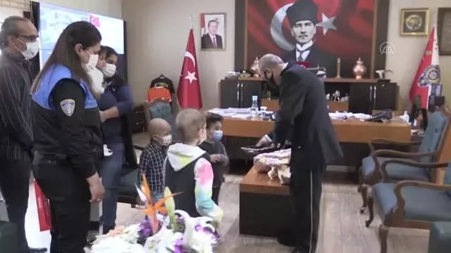 Son dakika haber | Lösemili çocuklar Türk Polis Teşkilatının 176. yılını kutladı Son dakika haber | Lösemili çocuklar Türk Polis Teşkilatının 176. yılını kutladı