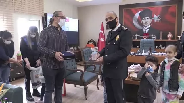 Son dakika haber | Lösemili çocuklar Türk Polis Teşkilatının 176. yılını kutladı Son dakika haber | Lösemili çocuklar Türk Polis Teşkilatının 176. yılını kutladı