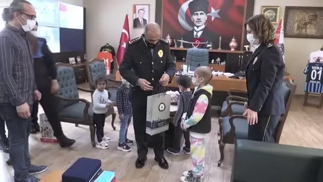 Son dakika haber | Lösemili çocuklar Türk Polis Teşkilatının 176. yılını kutladı Son dakika haber | Lösemili çocuklar Türk Polis Teşkilatının 176. yılını kutladı