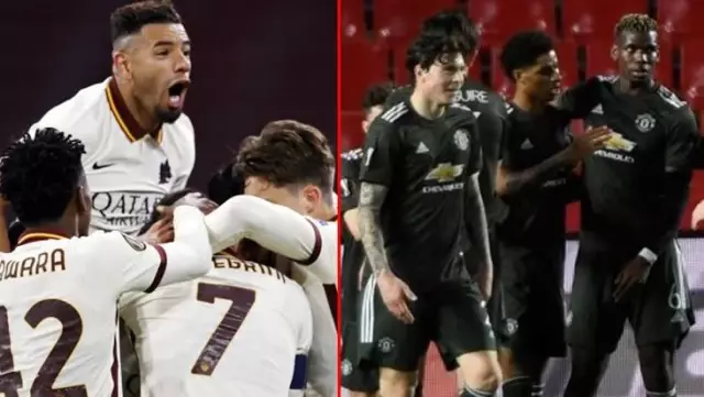 Manchester United ve Roma tur kapısını araladı Manchester United ve Roma tur kapısını araladı
