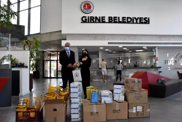 Muratpaşa'dan Girne'ye pandemi desteği Muratpaşa'dan Girne'ye pandemi desteği