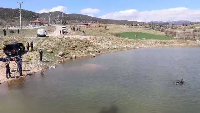 Park halindeyken el freni çekilmeyince baraja düşen kamyonetteki kadın öldü