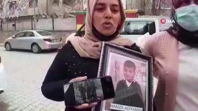 Terör örgütü PKK, 9 yaşında dağa kaçırdığı Hamza'nın yeni fotoğrafını ailesine gönderdi